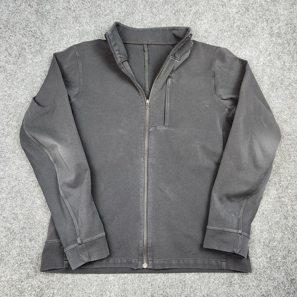 Lululemon Sojourn Jacket Mens Large Full Zip Athletic Performance Chest Pocket - Picture 1 of 9